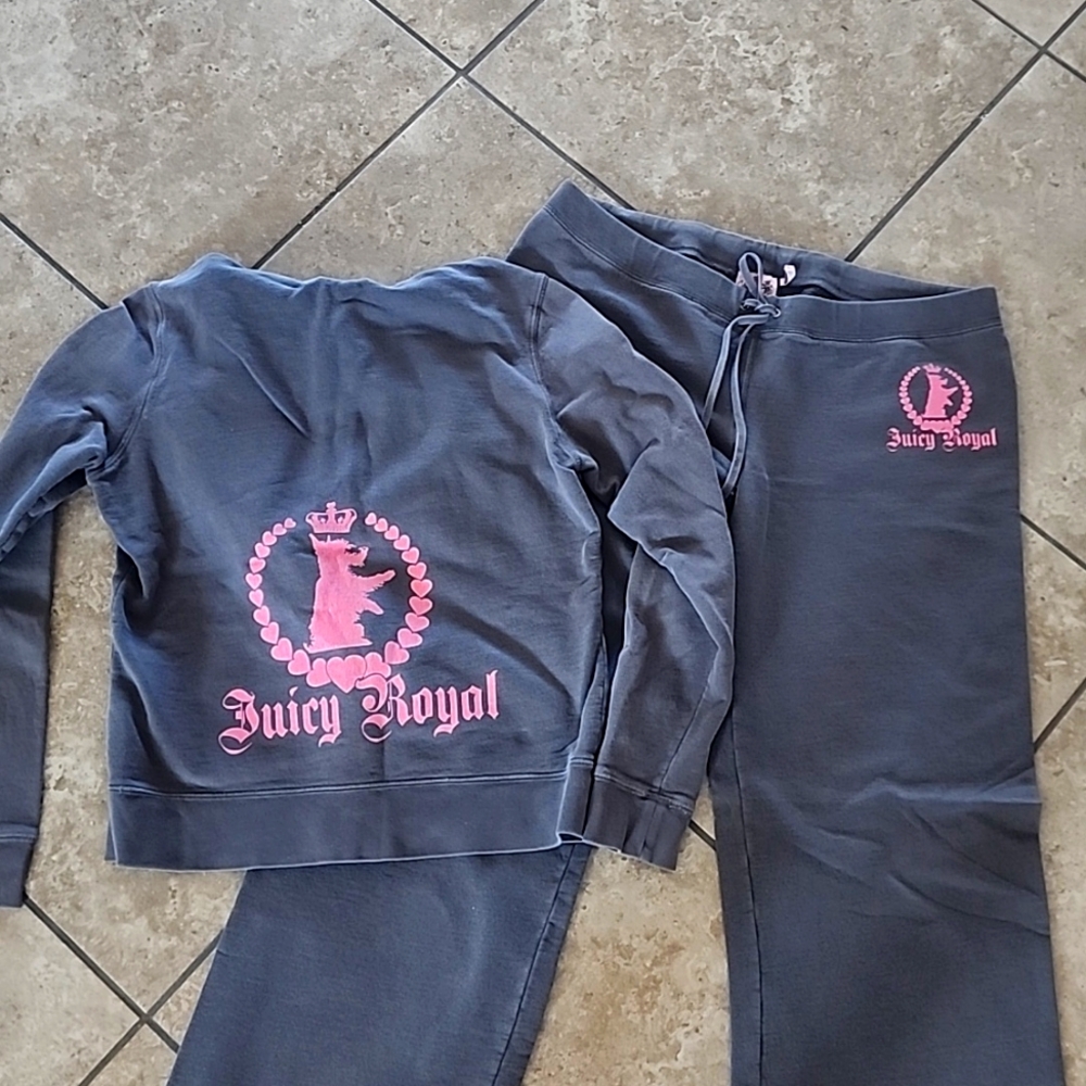 Vintage Juicy Couture sweat suit XL